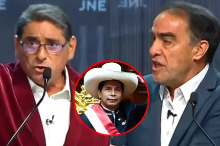 Carlos �lvarez arremete contra Yohny Lescano durante discusi�n en debate preside