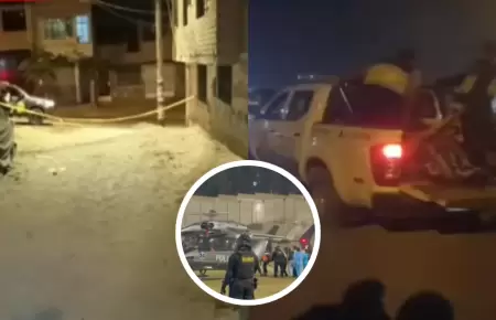 Polic�a de civil resulta herido de bala tras balacera en Ate