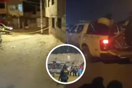 Polic�a de civil resulta herido de bala tras balacera en Ate