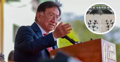 Presidente Balc�zar particip� en graduaci�n de polic�as de Chiclayo