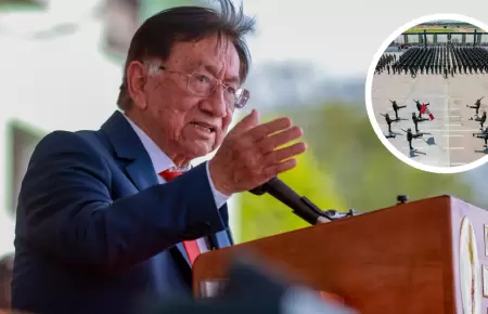 Presidente Balc�zar particip� en graduaci�n de polic�as de Chiclayo