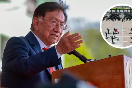 Presidente Balc�zar particip� en graduaci�n de polic�as de Chiclayo