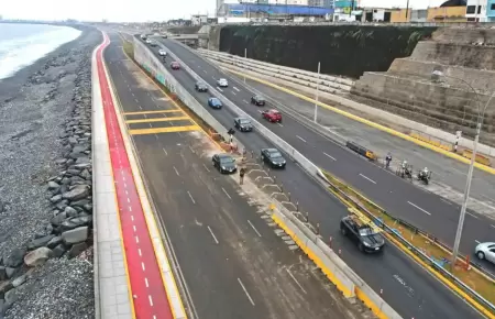 Callao dispone el cierre de un tramo de la Costa Verde.