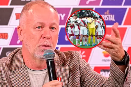 El t�cnico de la selecci�n brind� una conferencia de prensa tras el amistoso int