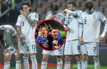 Italia perdi� con Bosnia por penales y qued� afuera del Mundial 2026