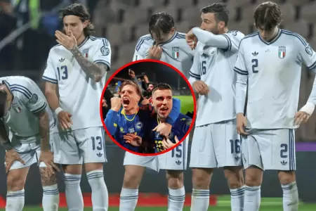 Italia perdi� con Bosnia por penales y qued� afuera del Mundial 2026