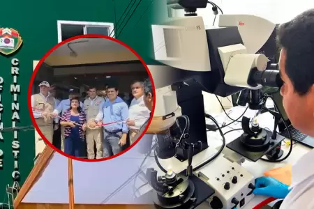 Inauguran laboratorio de criminal�stica en La Libertad