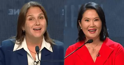Marisol P�rez Tello confront� a Keiko Fujimori en el debate presidencial 2026