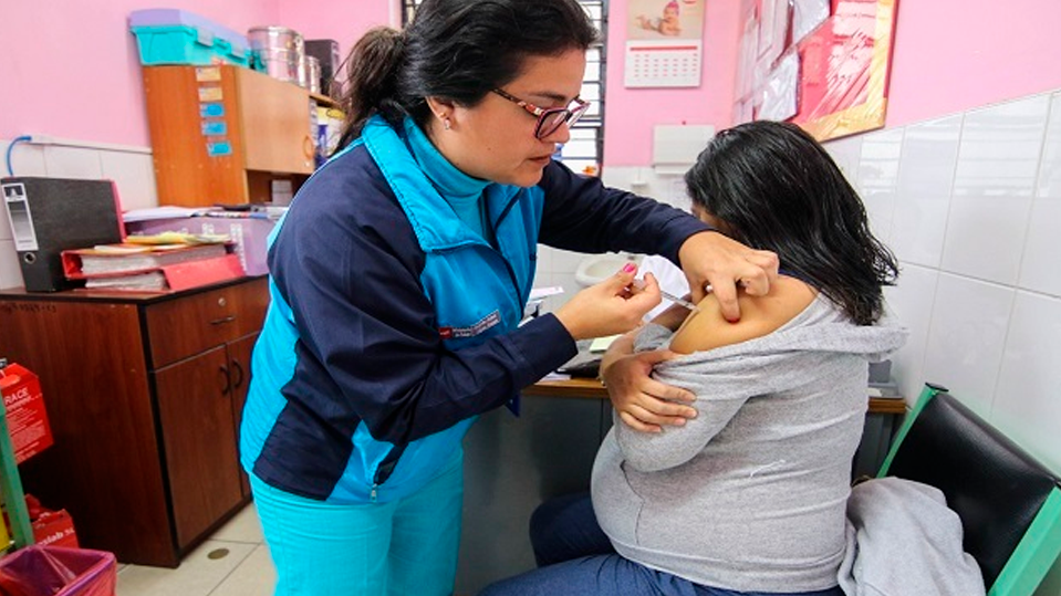 Vacunaci�n contra el virus sincitial respiratorio (VSR).