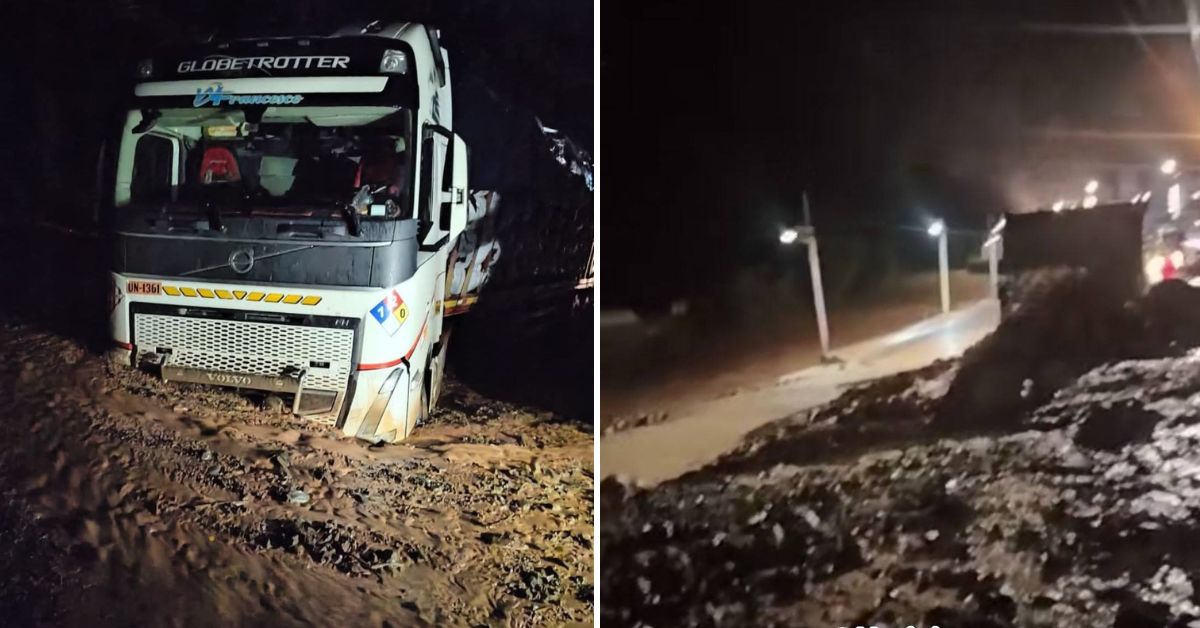 Bloqueo en Carretera Central: Huaico interrumpe tránsito entre Pasco y Huánuco en Semana Santa