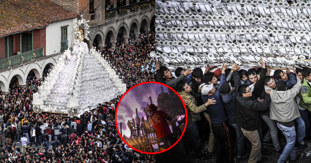 Ayacucho construye el anda más grande del mundo por Semana Santa 2026: 15 toneladas y 400 personas