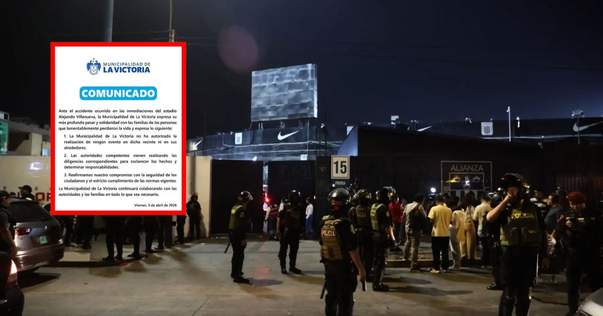Tragedia en Matute: Municipalidad de La Victoria niega haber autorizado evento en el estadio y alrededores