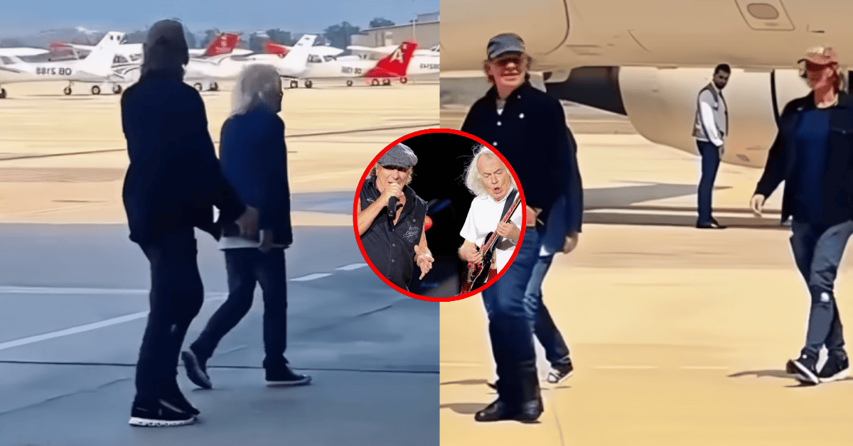Integrantes de la banda de rock AC/DC IMPACTARON al ser captados en aeropuerto de Pisco
