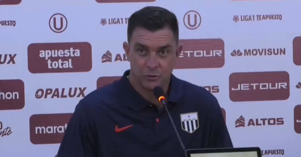 Pablo Guede minimiza derrota de Alianza Lima ante Universitario de Deportes