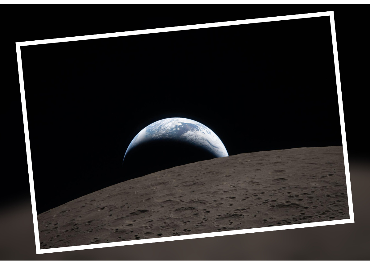 La Tierra desde el lado oculto de la Luna: Misión Artemis II comparte inusual fotografía del planeta azul