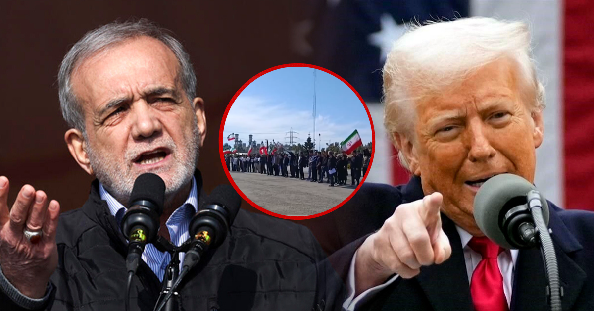 Irán responde a amenazas de Trump con cadenas humanas y afirman que iraníes sacrificarán sus vidas