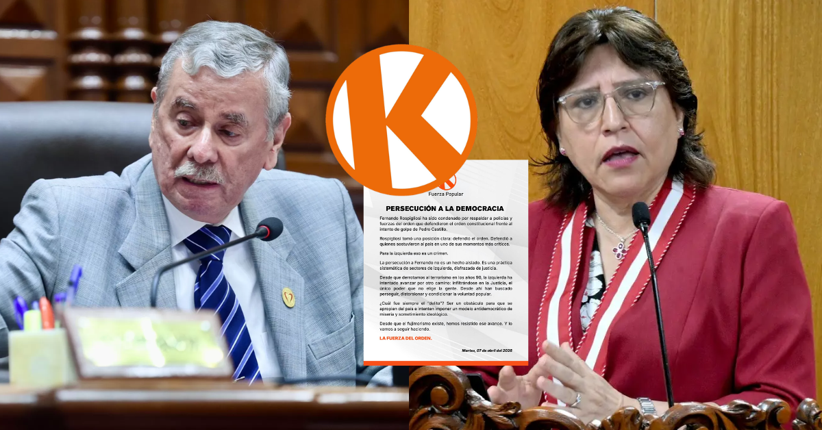 Fuerza Popular denuncia "persecución a la democracia" tras sentencia contra Rospigliosi: "Defendió el orden"