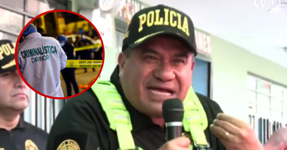 General PNP Óscar Arriola asegura que tasas de homicidios y extorsiones han disminuido