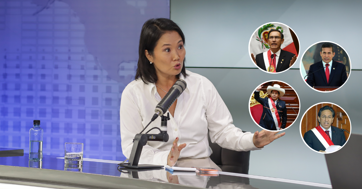 Keiko Fujimori pide enfrentar la corrupción que involucró a presidentes: 