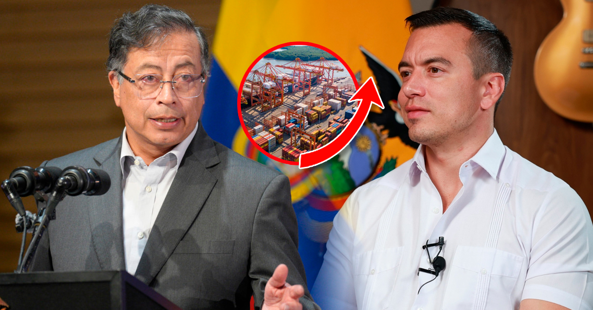 Ecuador eleva al 100% la tasa a importaciones provenientes de Colombia a partir de mayo