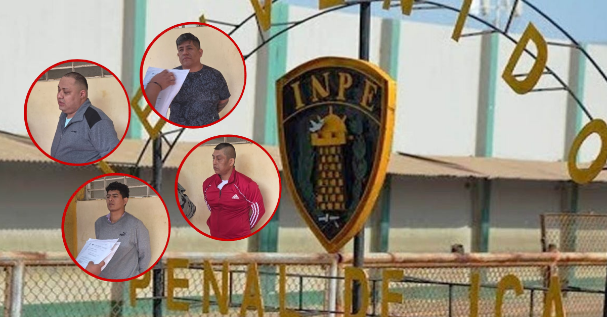 INPE traslada a seis reos tras motín contra personal penitenciario de Ica