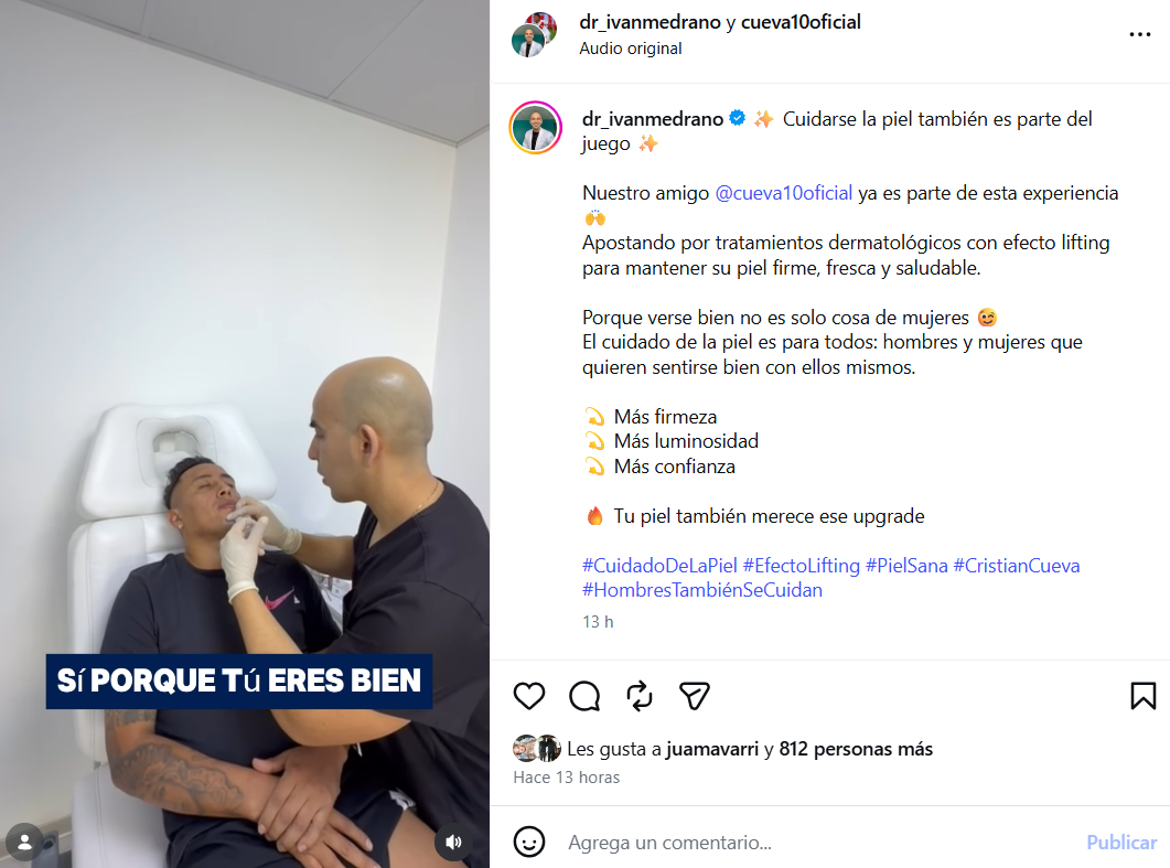 Christian Cueva se somete a retoquito