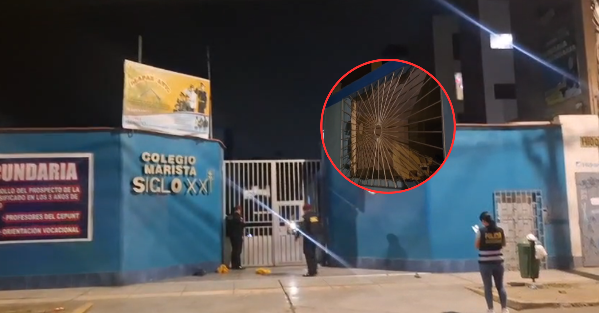 Trujillo: Detonan explosivo en la puerta de un colegio en pleno estado de emergencia