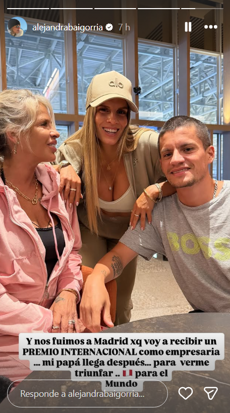 Alejandra Baigorria se va de viaje sin Said Palao