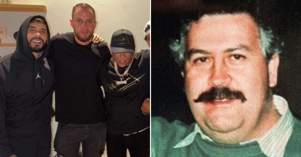 Anuel AA visita Colombia, se reúne con familia de Pablo Escobar y adquiere objetos del cartel de Medellín