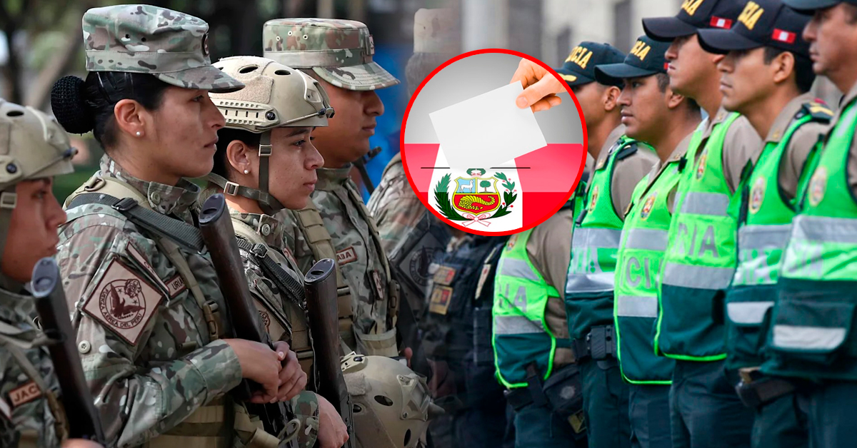 ONPE asegura que policías y militares podrán votar este 12 de abril, aunque sin mesas especiales