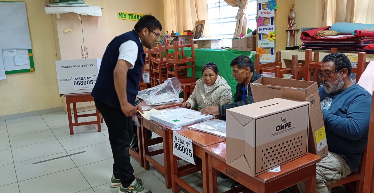Elecciones Generales: OEA supervisa jornada electoral en Perú mediante comisión de observadores