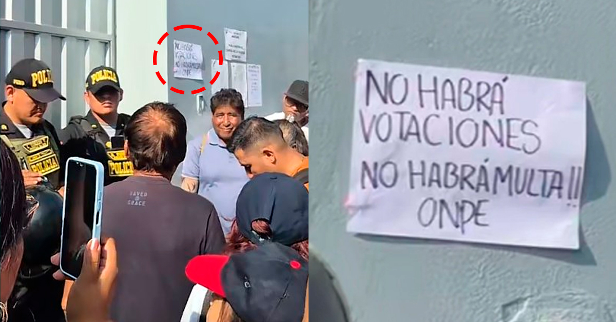 Elecciones 2026: ONPE suspende sufragio en local de votación de SJM tras no llegar el material electoral