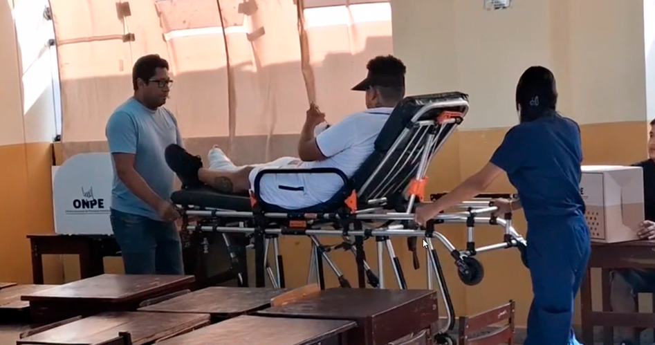 Denunci� que la ONPE no le permiti� la exoneraci�n al voto.