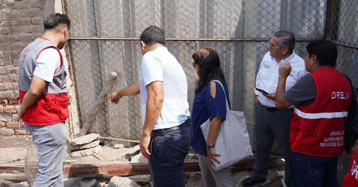 Minedu GARANTIZA reinicio de clases en colegio dañado por votantes en San Juan de Miraflores