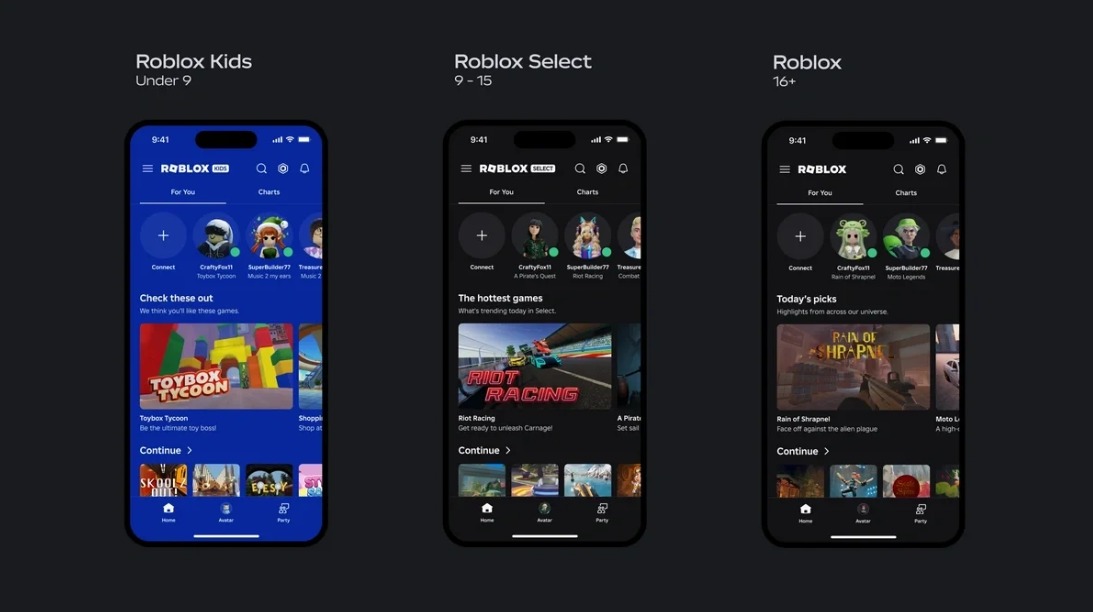 Roblox estableci� limites en su edad.