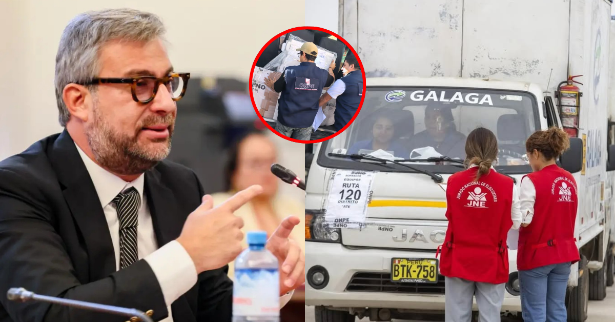 Jefe de la ONPE defiende traslado de material electoral: JNE y la PNP lo custodiaron 
