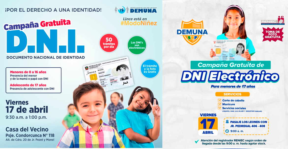 Campaña del DNI electrónico el 17 de abril.