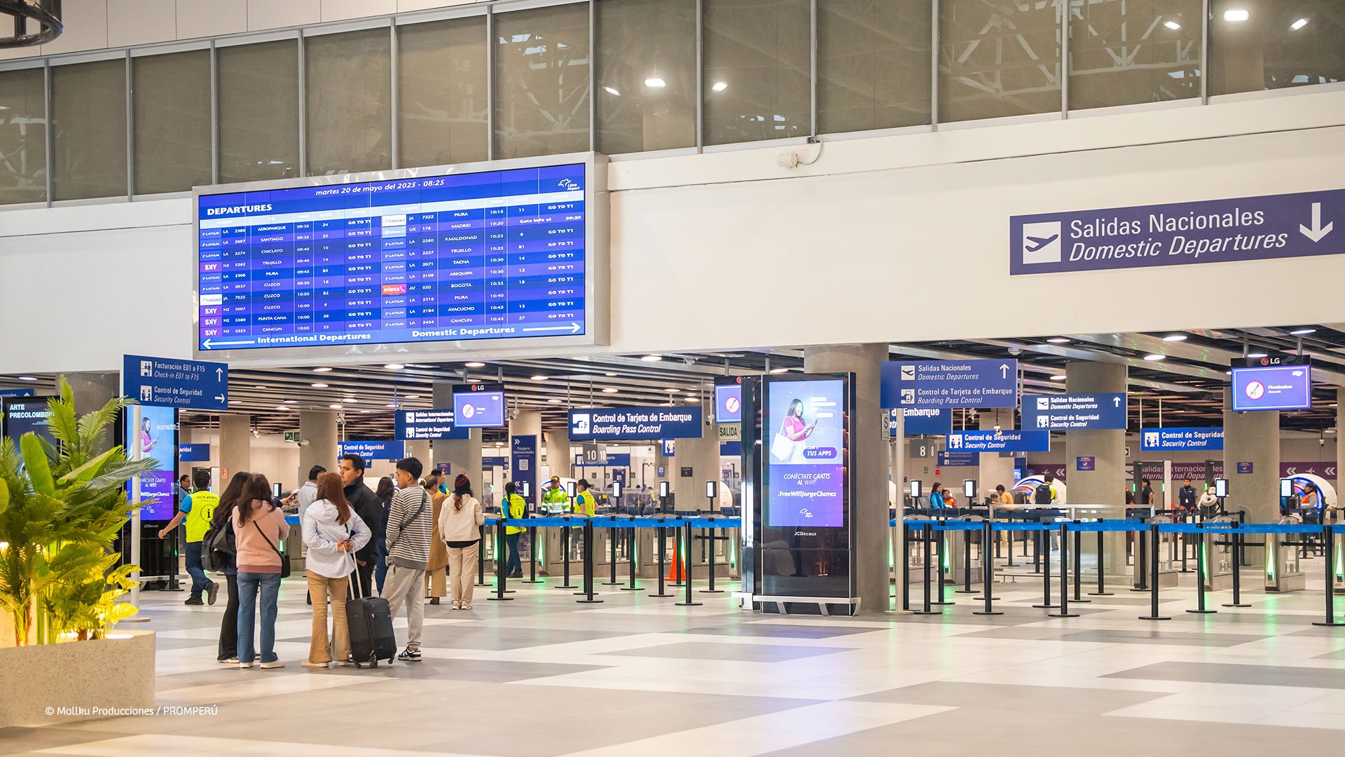 Aeropuerto transporta a millones de pasajeros en el primer trimestre