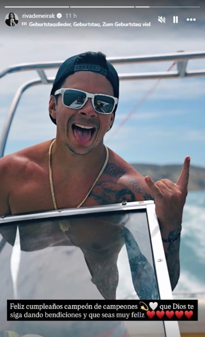 Korina saluda a Mario Hart por su cumplea�os