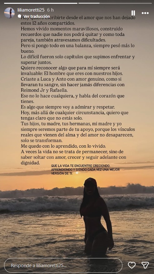 Esposa de Reimond Manco se pronuncia con triste mensaje tras confesi�n de infidelidad