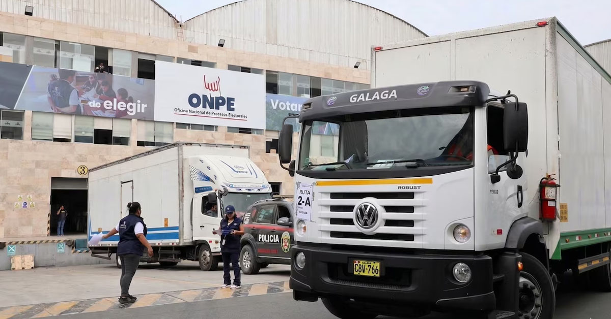 Empresa Galaga responsabiliza a ONPE por demora del material electoral.