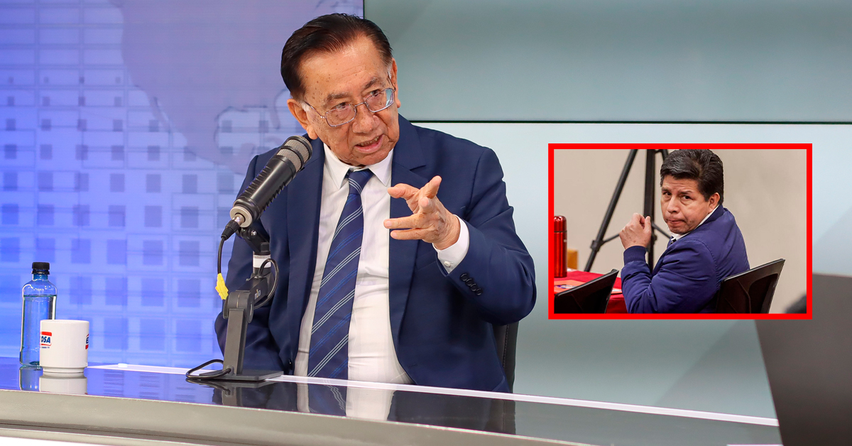 José Balcázar descarta haber recibido una solicitud de indulto para Pedro Castillo: "Entiendo que hay una apelación"