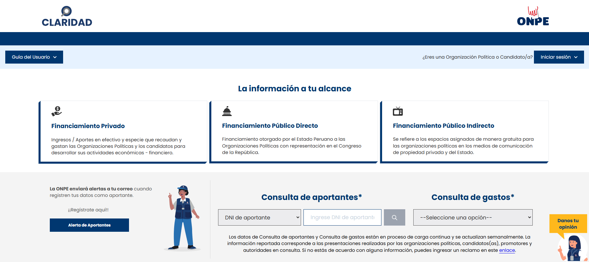 Plataforma Claridad.