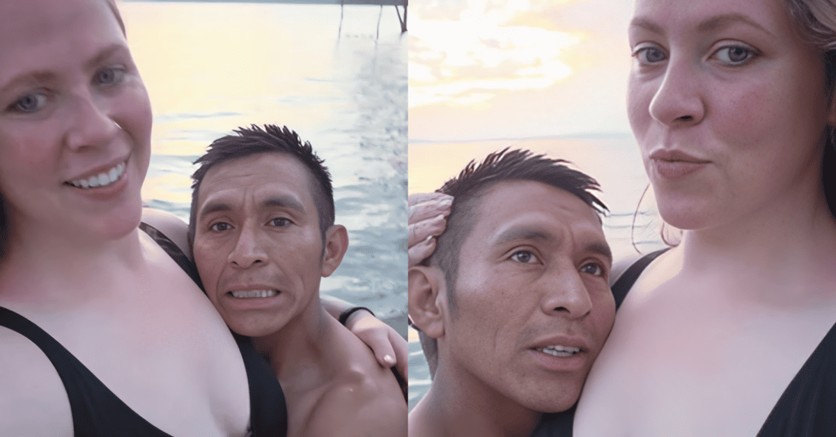 Mujer estadounidense se viraliza al presumir a su novio guatemalteco de baja estatura en redes sociales: 