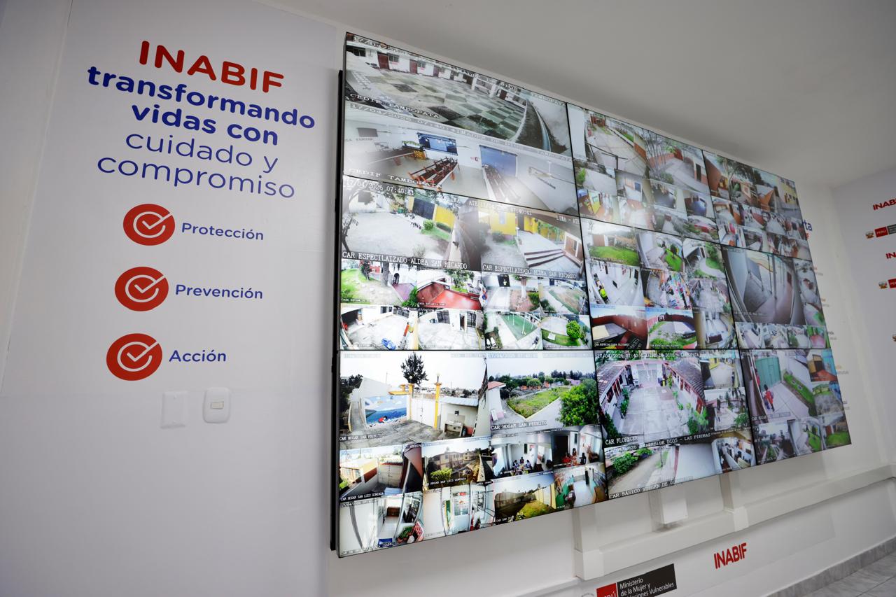 MIMP instala cámaras de vigilancia en 78 centros de Inabif para proteger a menores de edad