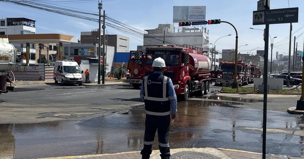 Fuga de gas en Surquillo: Osinergmin supervisa laboras de Cálidda para atender la emergencia