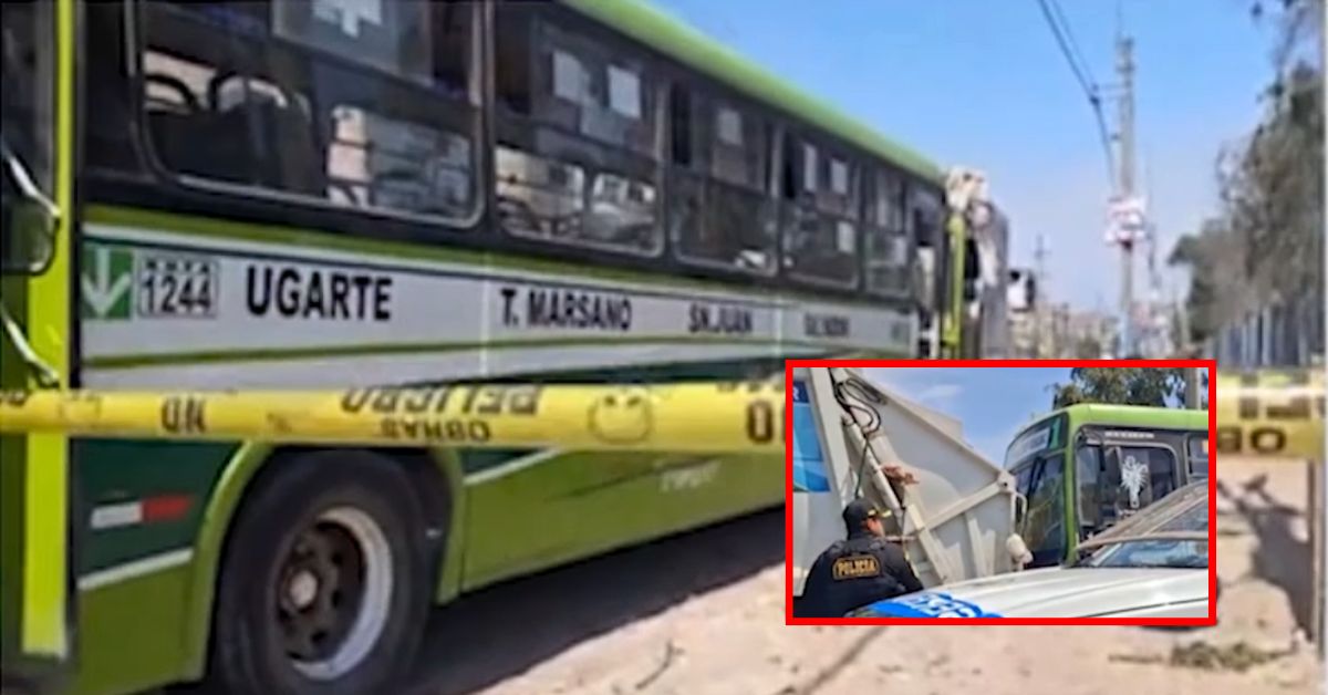 Tragedia en Villa el Salvador: Muere trabajador de limpieza tras fatal choque entre bus de ETUPSA 73 y camión de basura