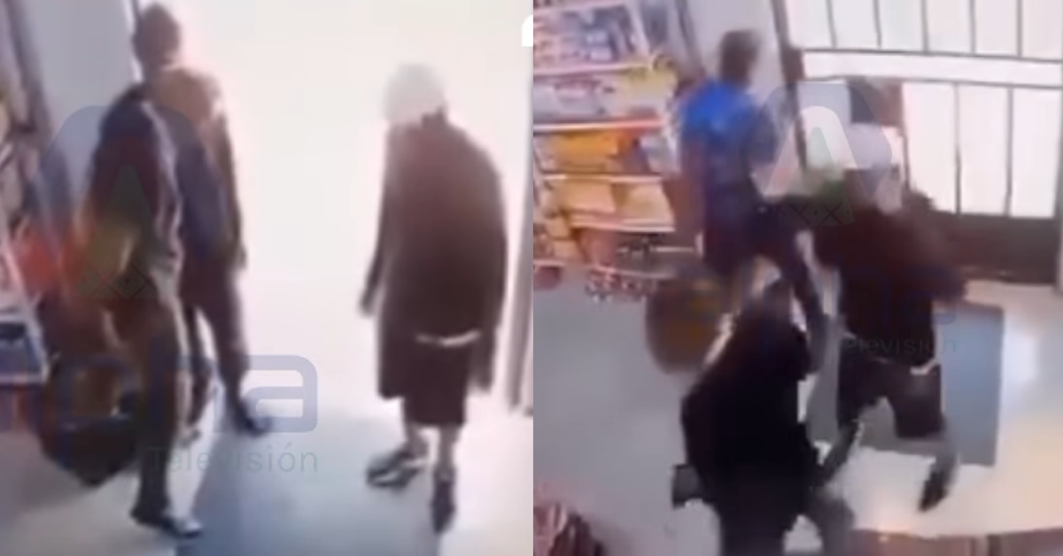 Ladrones quedan atrapados en pleno asalto: Vigilante cerró la reja y frustró el robo en local comercial