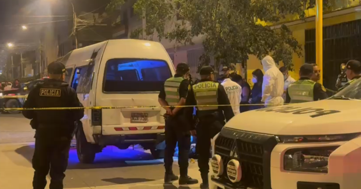 Comas: Sicarios acribillan a chofer-cobrador de combi por presunta falta de pago de cupos