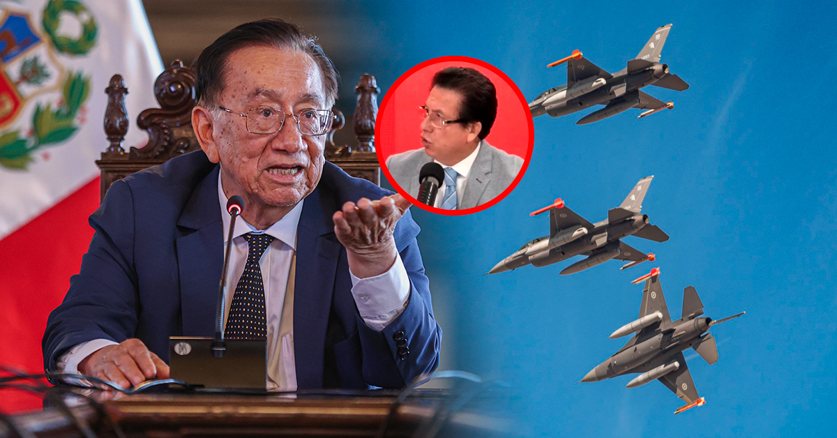 Primer pago por los aviones F-16 no pudo hacerse a espaldas del presidente Balcázar, afirma excanciller